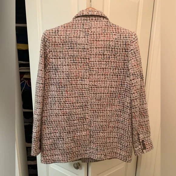 Anine Bing Diana Tweed Blazer Lavender Size Small NEW RARE - Picture 10 of 16